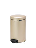 Brabantia newIcon Pedal Bin, 12L, Metallic Gold