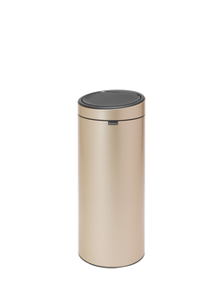 Brabantia New Touch Bin, 30L, Metallic Gold