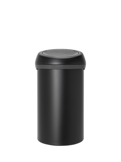 Brabantia Touch Bin, 60L, Mineral, Mineral Moonlight Black