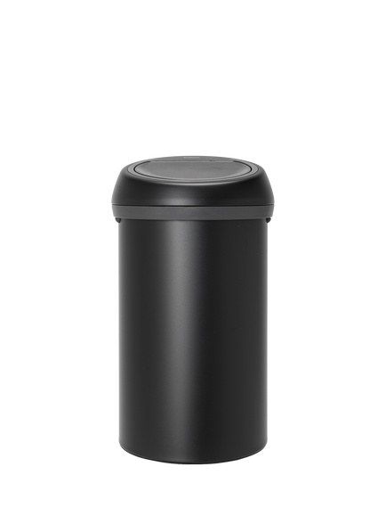 Brabantia Touch Bin, 60L, Mineral, Mineral Moonlight Black