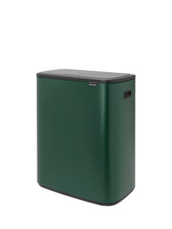 Brabantia Bo Recycling Touch Bin, 2x 30L - view 2, Pine Green