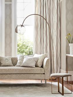 Harlequin Dentella Furnishing Fabric - view 2, Brass