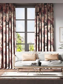 Harlequin Flores Furnishing Fabric - view 2, Damson/Viola/Blush