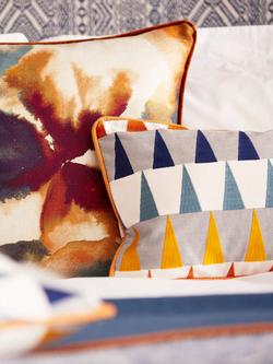 Harlequin Azul Furnishing Fabric - view 2, Rust/Navy/Nordic