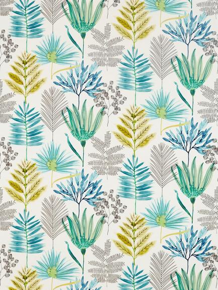 Harlequin Yasuni Furnishing Fabric, Emerald/Zest