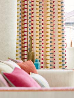 Harlequin Azul Furnishing Fabric - view 2, Fuchsia/Seaglass