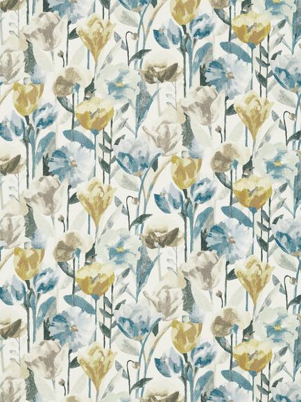 Harlequin Verdaccio Furnishing Fabric, Mustard/Maize/Seal