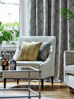 Harlequin Charm Furnishing Fabric - view 2, Pewter