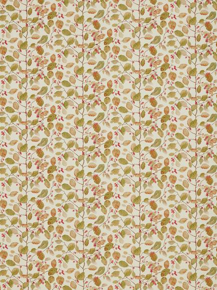 Sanderson Woodland Berries Furnishing Fabric, Rosehip/Moss
