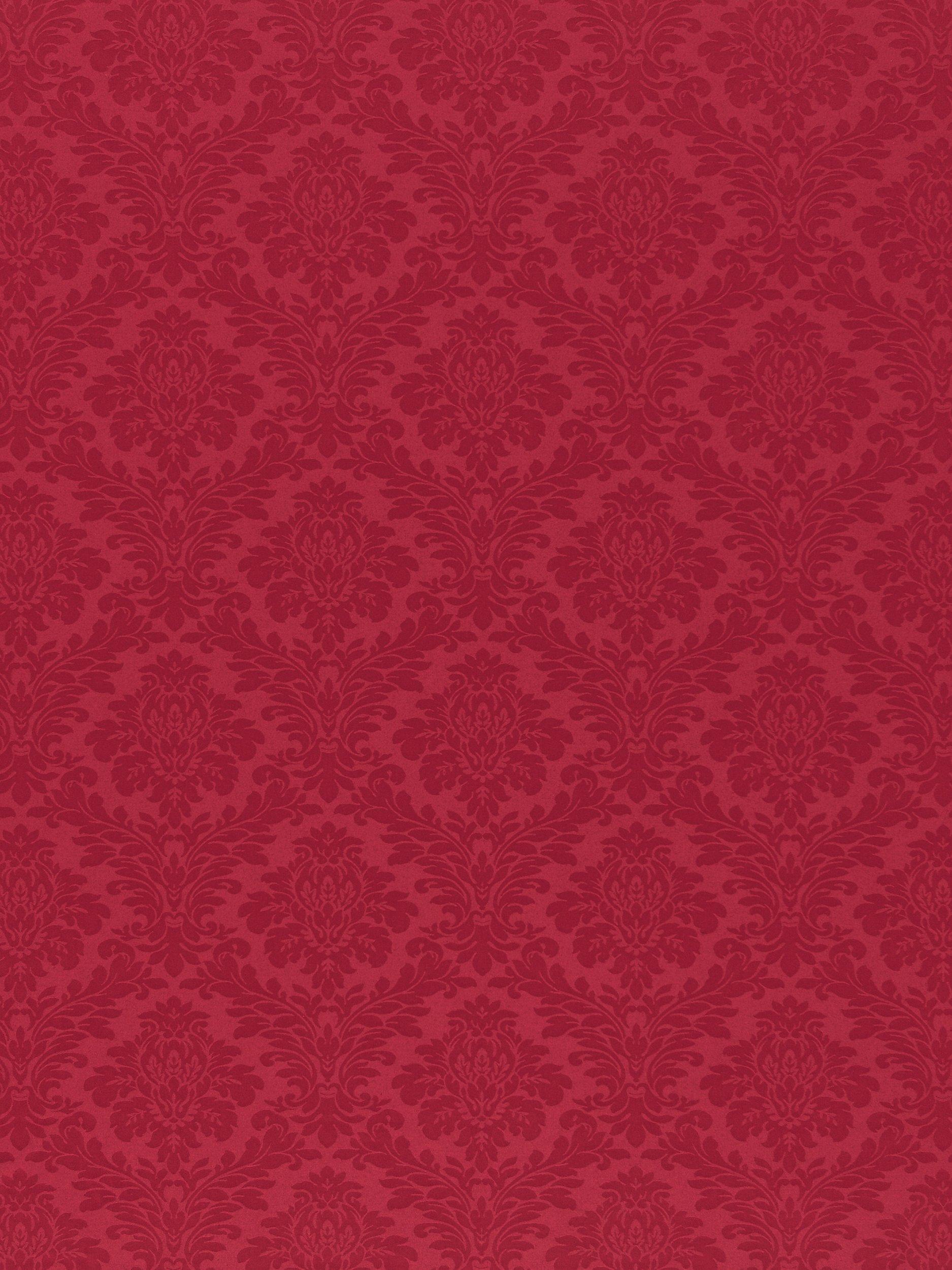 Sanderson Lymington Damask Furnishing Fabric, Claret