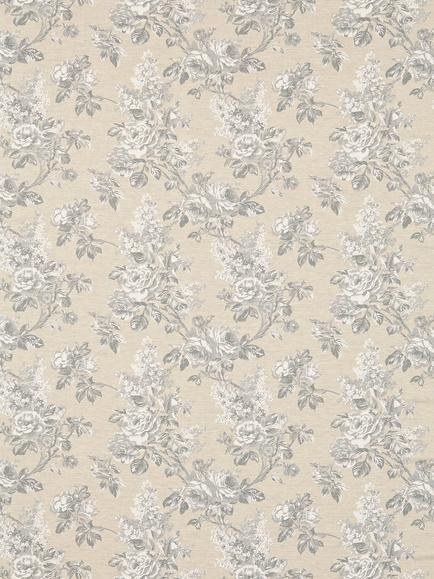 Sanderson Sorilla Damask Furnishing Fabric, Silver/Linen