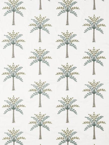 Sanderson Palm Grove Furnishing Fabric, Teal/Green