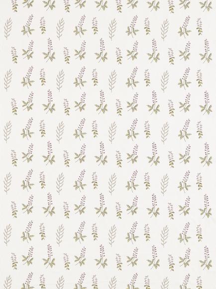 Sanderson Bilberry Furnishing Fabric, Celadon/Fig