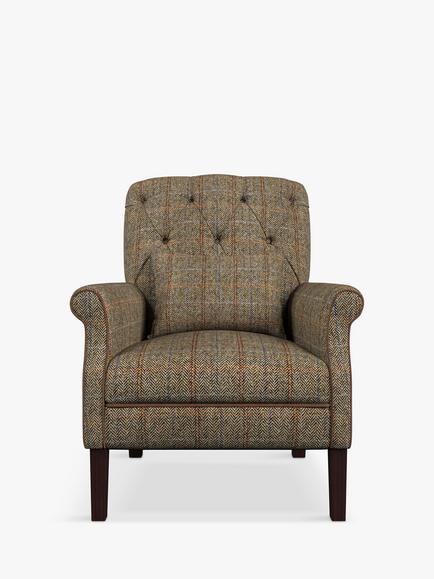 Tetrad Flynn II Armchair, Bracken Herringbone