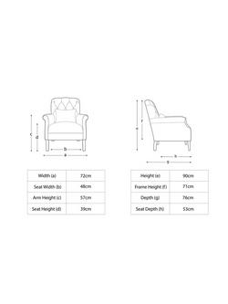Tetrad Flynn II Armchair - view 2, Heather