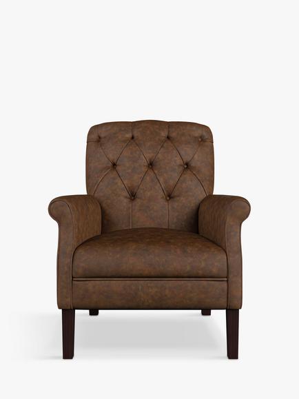 Tetrad Flynn II Leather Armchair, Brompton Tan