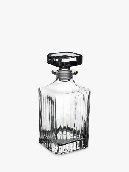 John Lewis Paloma Timeless Crystal Glass Decanter, 750ml, Clear, Clear