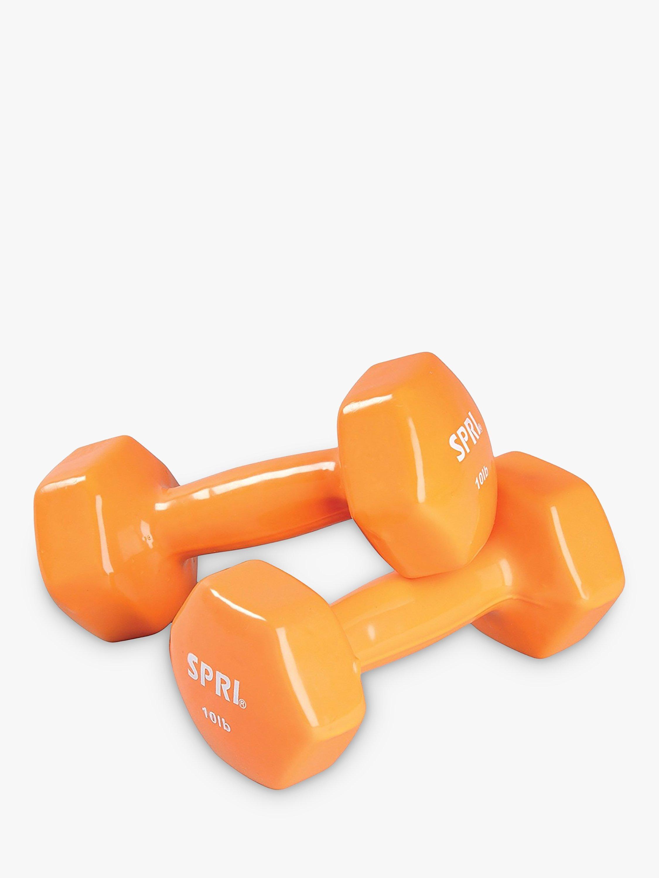 SPRI 4.5kg/10lbs Vinyl Dumbbells