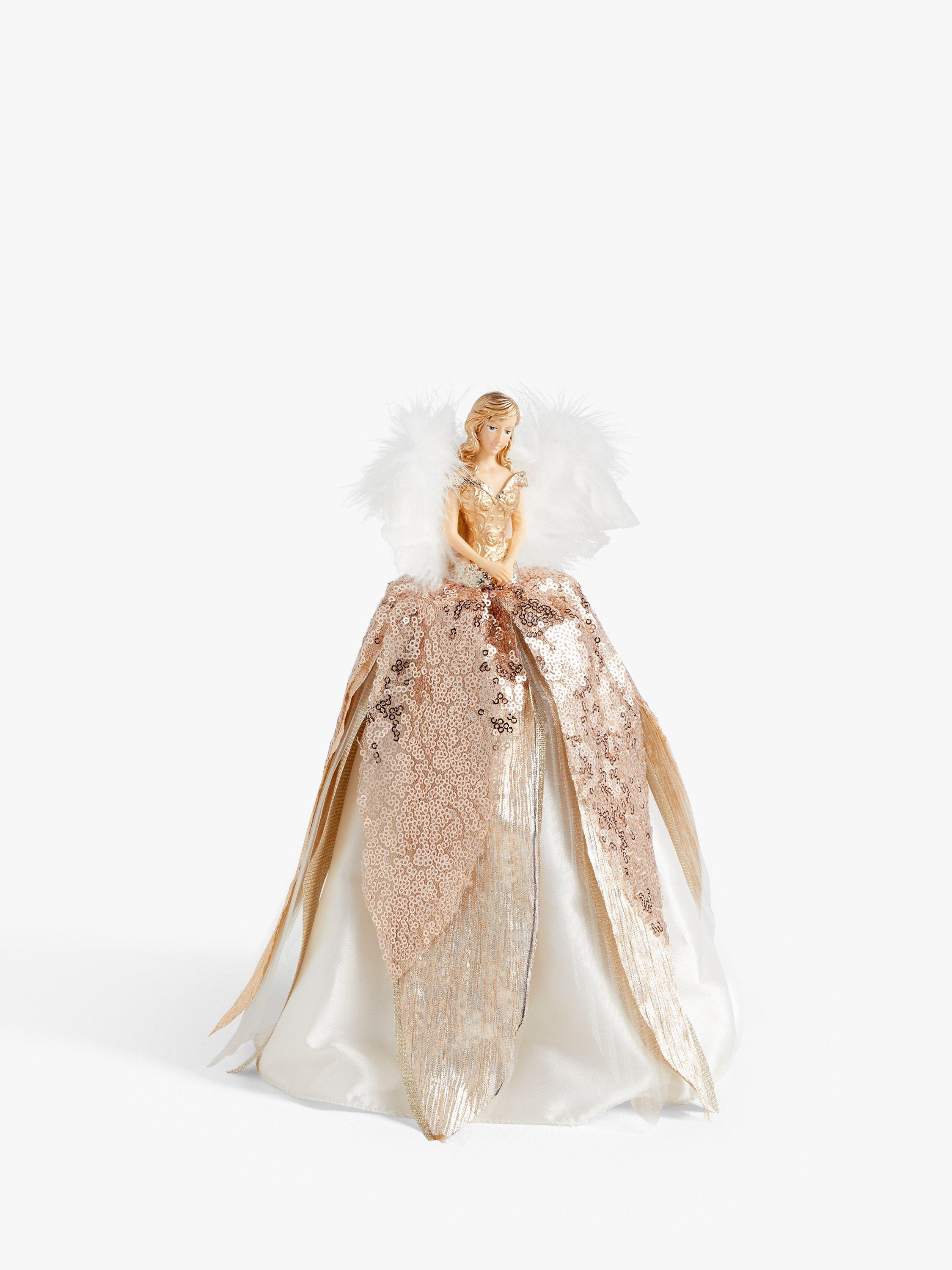 John Lewis & Partners Renaissance Fairy Tree Topper, Gold