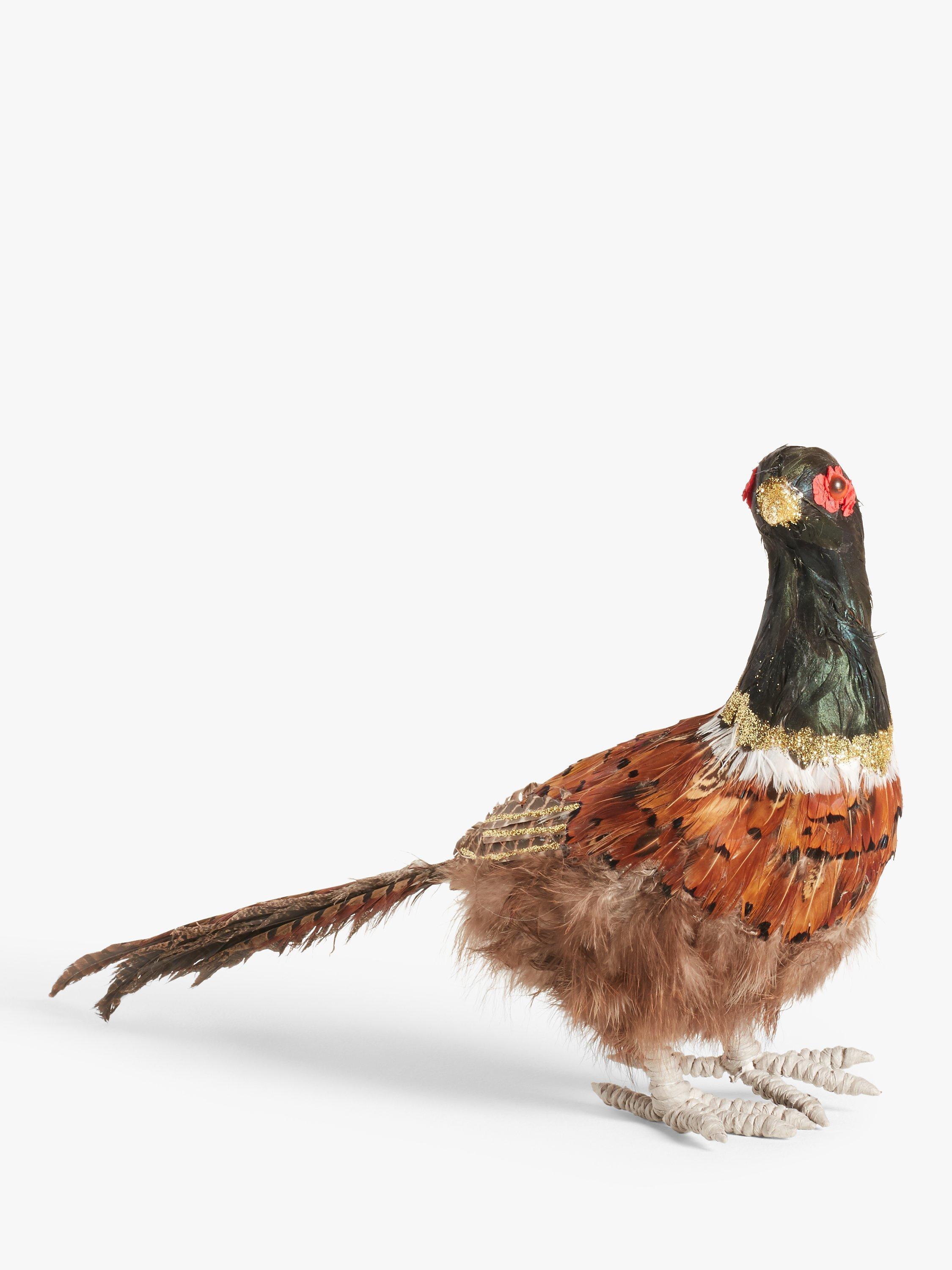 John Lewis & Partners Bloomsbury Glitter Pheasant Figure