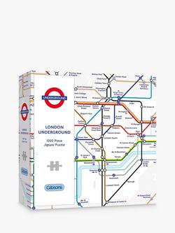 Gibsons TFL London Underground Tube Map Jigsaw Puzzle, 1000 Pieces, Multi