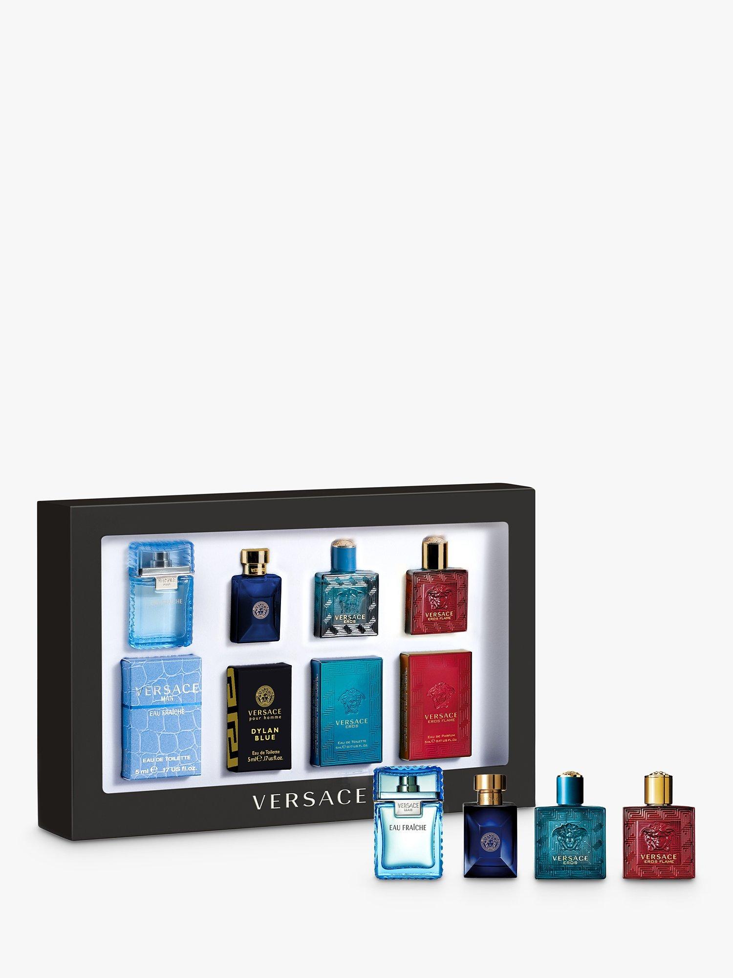 Versace Men's Mini Fragrance Gift Set, 4 x 5ml