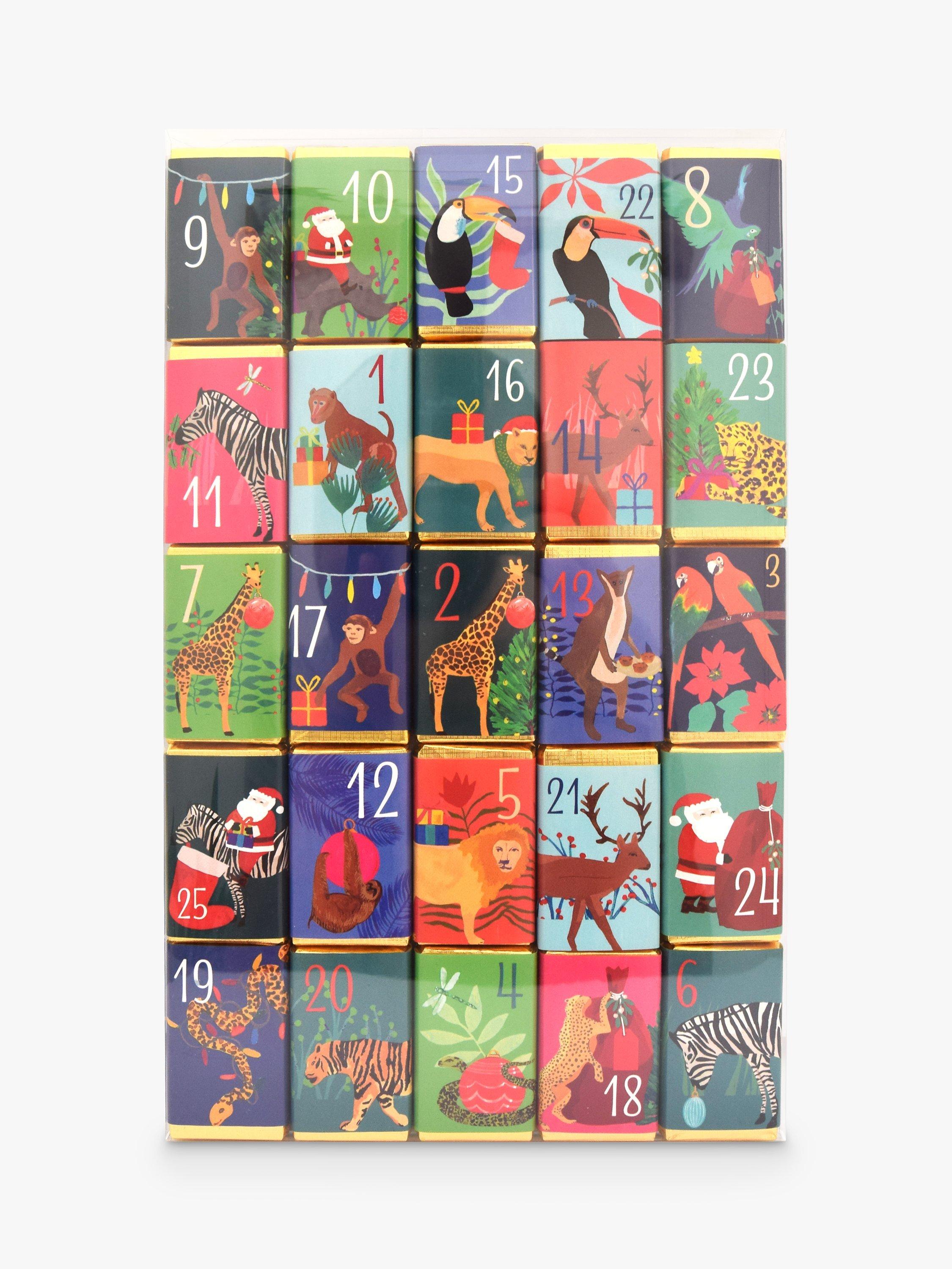 House of Dorchester Jungle Animals Slims Advent Chocolate, 250g