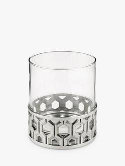 Royal Selangor Hexagon Whisky Tumbler, Silver