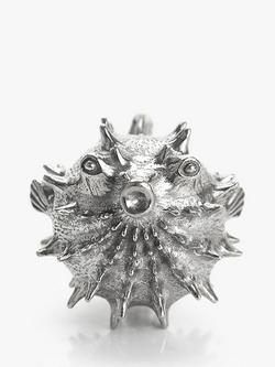 Royal Selangor Pufferfish Wine Aerator - view 2, Silver