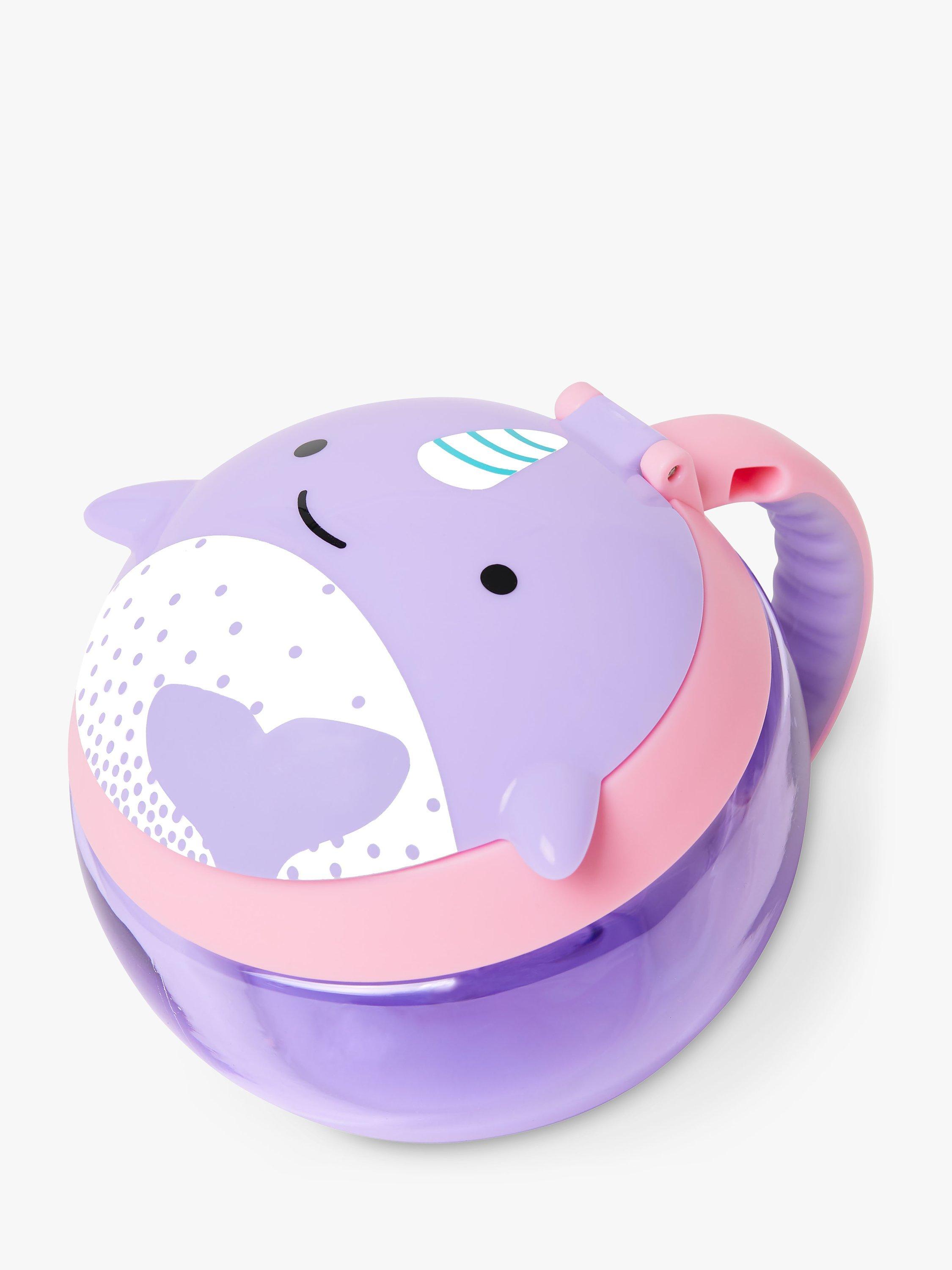 Skip Hop Narwhal Snap Cup, Purple/Pink