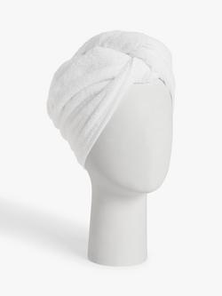John Lewis Argan Oil Hair Wrap, White