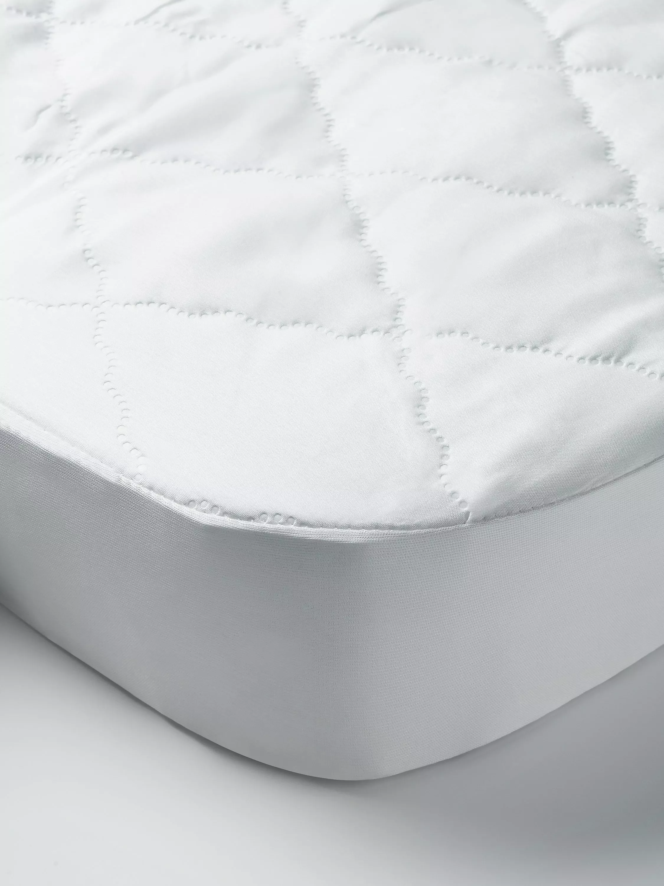John Lewis ANYDAY Micro Fresh Easy Care Waterproof Cotbed Mattress Protector