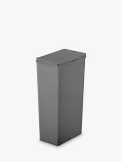 EKO Morandi Rectangular Touch Bin, 40L, Grey, Grey
