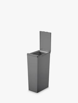 EKO Morandi Rectangular Touch Bin, 40L, Grey - view 2, Grey