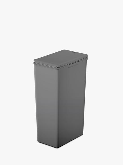EKO Morandi Rectangular Touch Bin, 30L, Grey