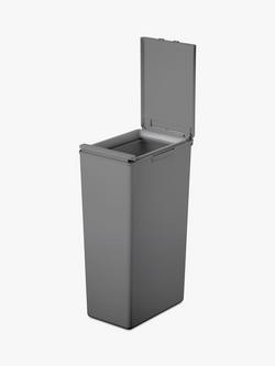 EKO Morandi Rectangular Touch Bin, 30L - view 2, Grey