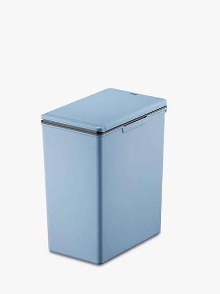 EKO Morandi Rectangular Touch Bin, 20L, Blue