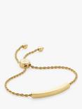 Monica Vinader Linear Rope Chain Bracelet, Gold