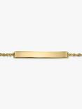 Monica Vinader Linear Rope Chain Bracelet, Gold