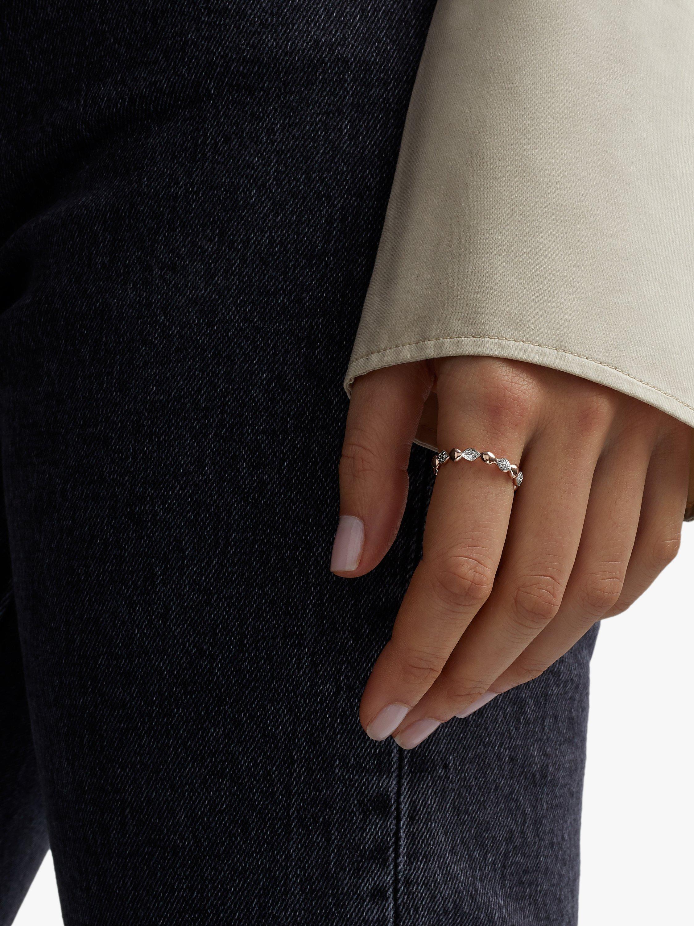 Nura teardrop mixed eternity diamond ring discount