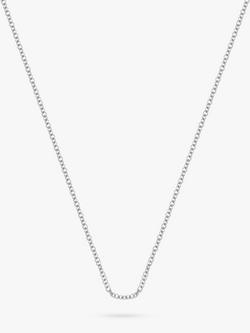 Monica Vinader Long Fine Chain Necklace, Silver
