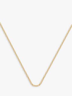 Monica Vinader Long Fine Chain Necklace, Gold