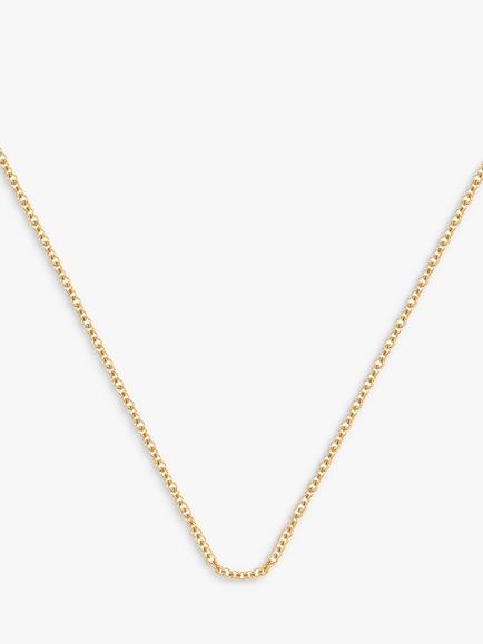 Monica Vinader Long Fine Chain Necklace, Gold