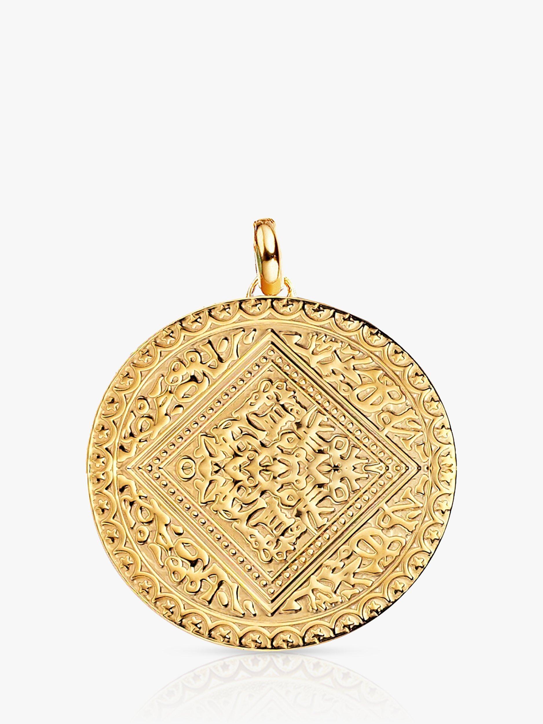 Product image 1 of 7, which shows Monica Vinader Marie Mini Charm, Gold