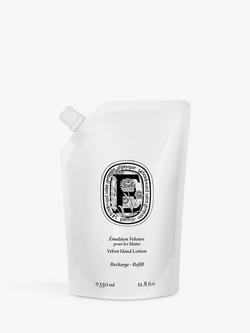 Diptyque L'Art Du Soin Velvet Hand Lotion, Refill, 350ml, 