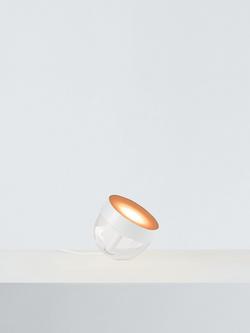 Philips Hue White and Colour Ambiance Iris LED Smart Table Lamp with Bluetooth, White, White