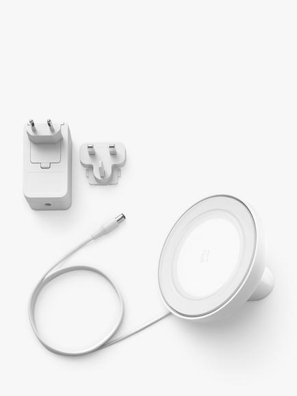Philips Hue White and Colour Ambiance Bloom LED Smart Table Lamp with Bluetooth, White - view 2, White