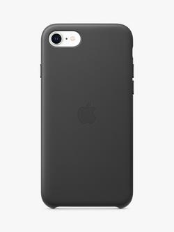Apple Leather Case for iPhone 7 / 8 / SE (2020), Black - view 2, Black