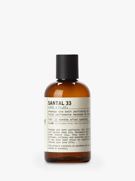 Le Labo Santal 33 Massage & Bath Perfuming Oil, 120ml, 