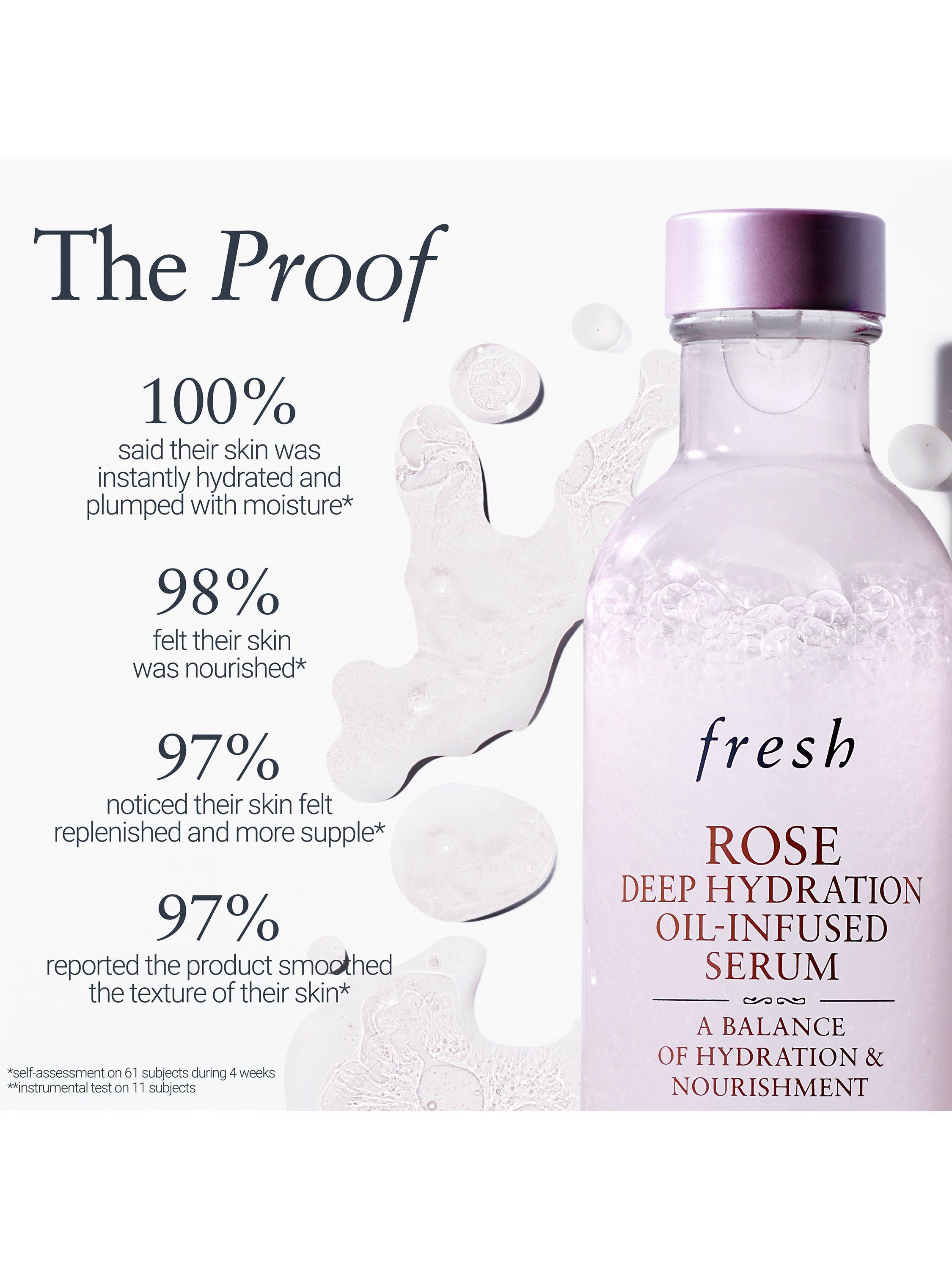 Fresh Rose Deep Hydration Oil-Infused Serum, 100ml